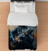 Master Of The Six String Duvet Cover - Beyond T-shirts